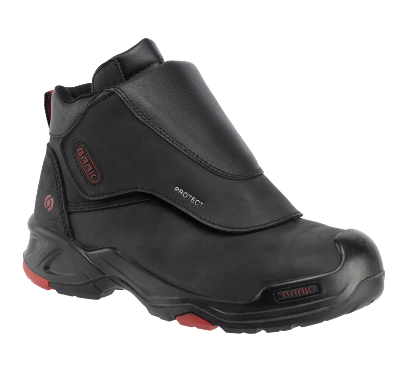 Baak Björn Lasschoen 6647 S3 | Zwart/Rood | Maat 47 - 4031783007371