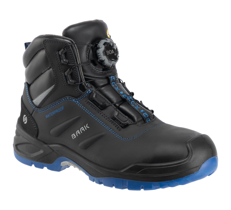 Baak Hunter BOA 7323 S3 | Zwart/Blauw | Maat 47 - 4031783009481