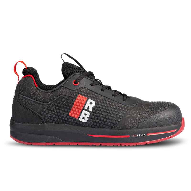 Redbrick Motion Comet AF Laag S3S ESD | Zwart | Maat 43 - 8713458012649
