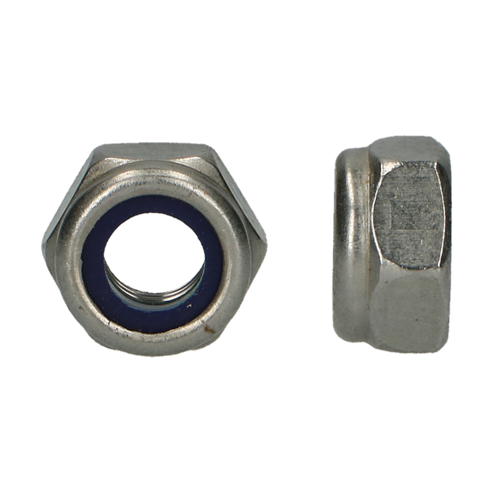 pgb-Europe PGB-FASTENERS | Zeskantborgmoer DIN 985 M 3 A2 | 200 st 000985A7000303