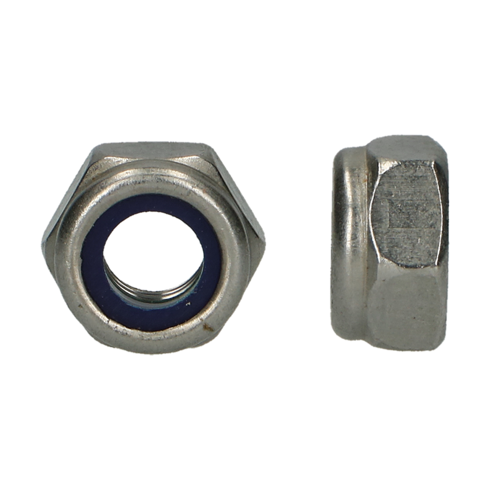 pgb-Europe PGB-FASTENERS | Zeskantborgmoer DIN 985 M18 A2 | 50 st 000985A7001803