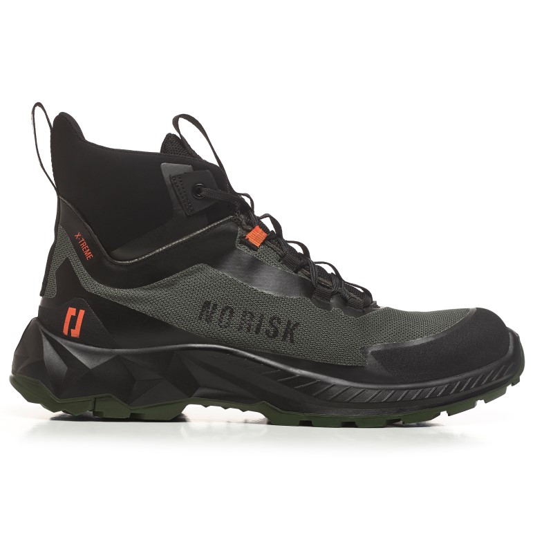 No Risk X-treme Mid Green 1057.08 S3 | Zwart/Groen | Maat 36 - 5607421129362