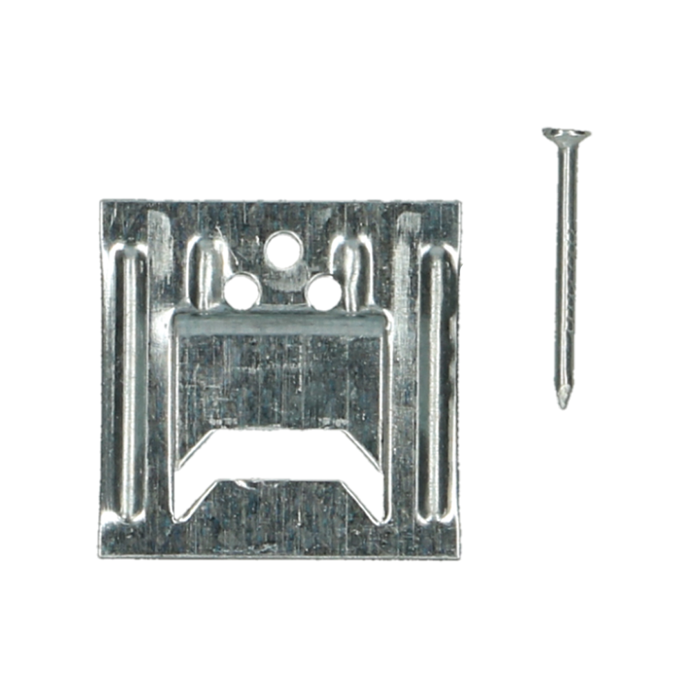 pgb-Europe PGB-FASTENERS | Profielklem type K Ø 3mm + nagel Zn | 250 st 000KLE00100303