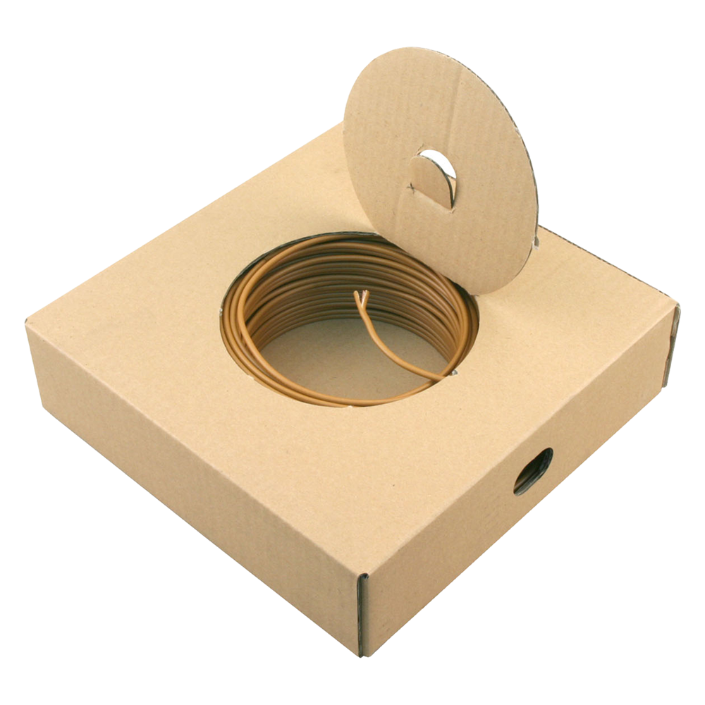 Installatiedraad 2.5 mm². 100 m bruin - 01.265.02
