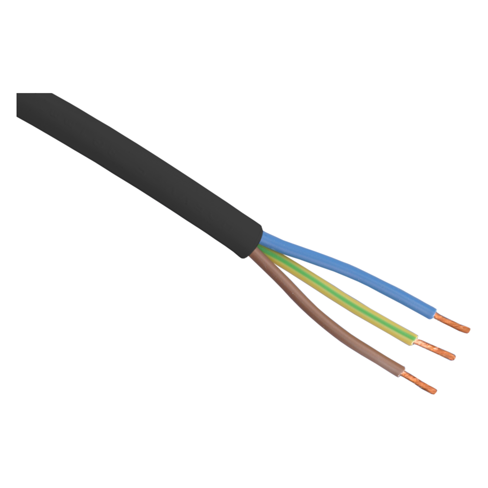 Huishoudkabel VMVL | 3X1.0 | Zwart | 100M - 01.269.79