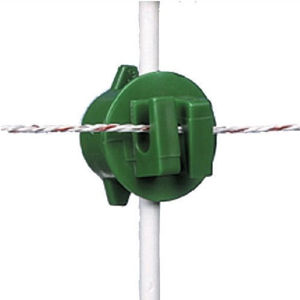 Gallagher Schroefisolator Groen voor paal ø 8,5-13mm (20) - 010936 010936