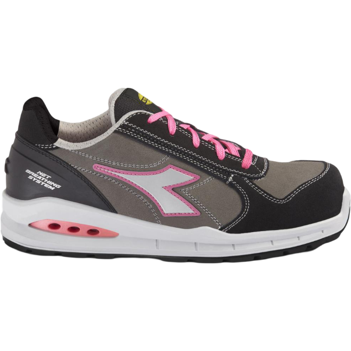 Diadora Werkschoen Run Net AB 181148 S3S D0447 | Smoked Pearl/silver D0447 | Maat 35 - 8053607620920 afbeelding 1