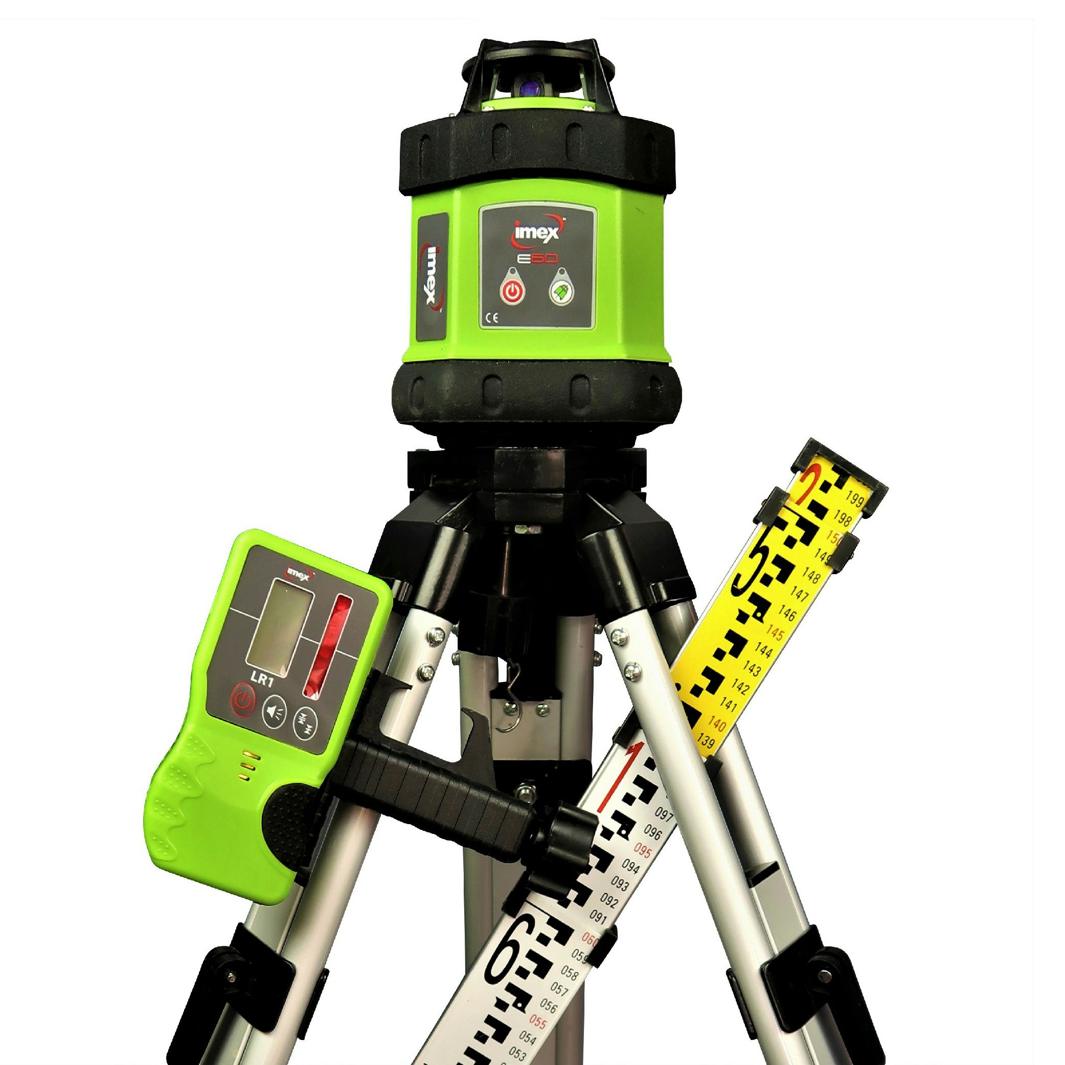 IMEX Roterende laser E60 Kit - incl.statief en LR1 - 012-E60-KIT 012-E60-KIT