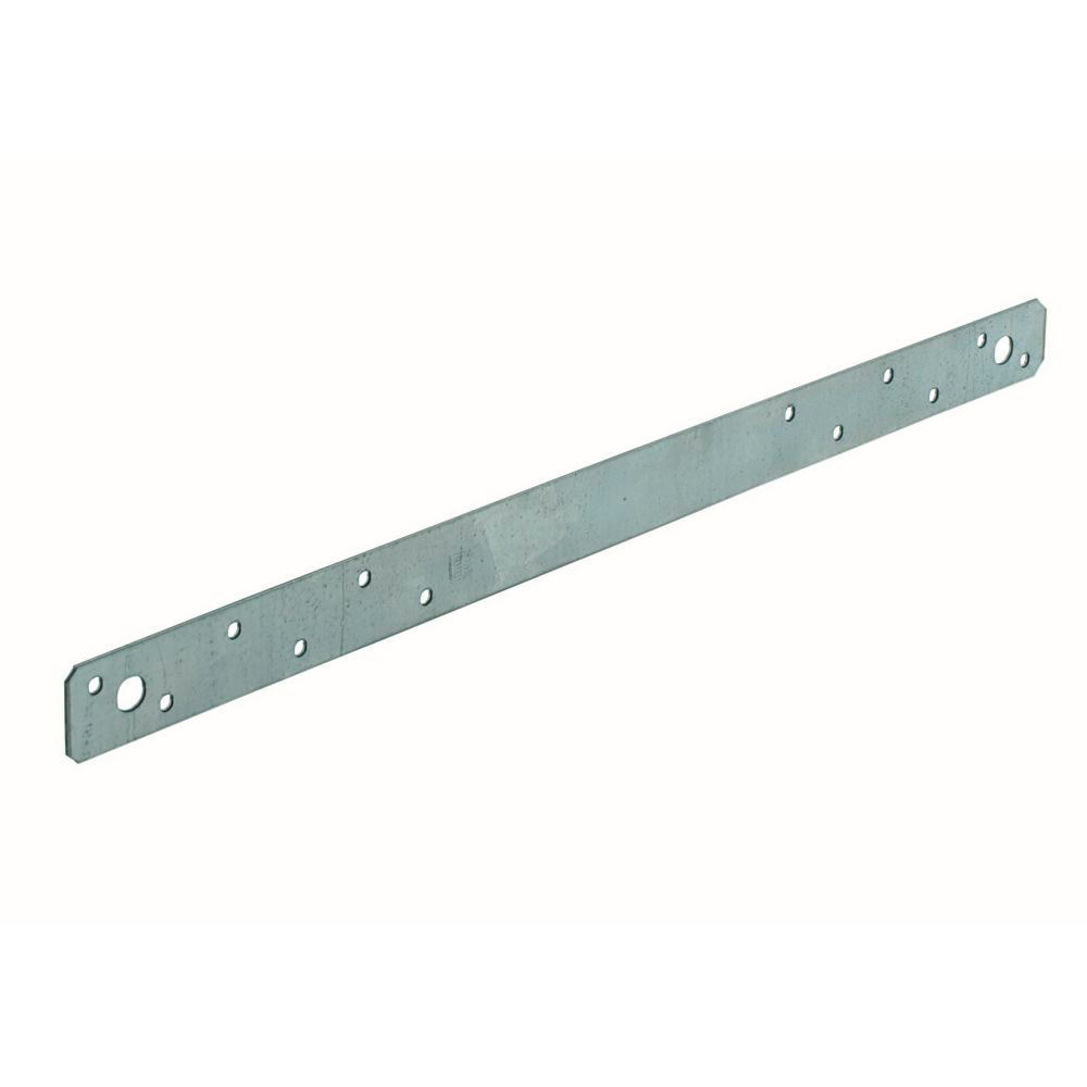 GB koppelanker | 400 x 30 x 2 mm | verzinkt | voorzien van 12 gaten Ø 4 mm