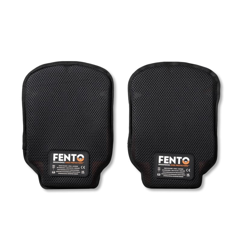 Fento Kniebeschermer Pocket 033 | Zwart | Oranje - 896715