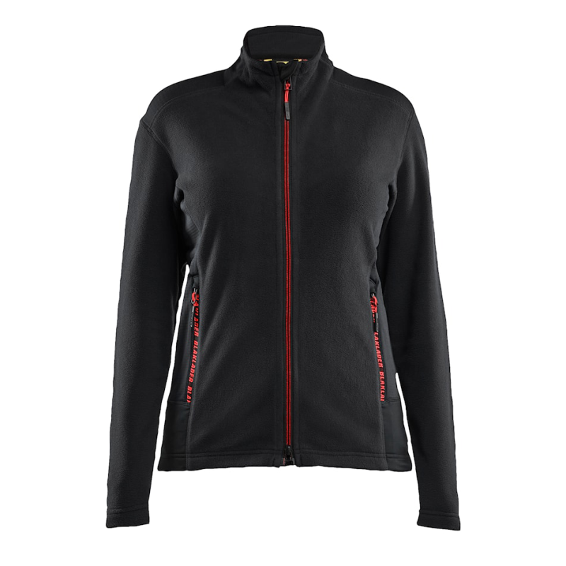 Blåkläder Dames Sweater 4766-1010 | Zwart/High Vis Geel | Maat XS - 7330509920510 afbeelding