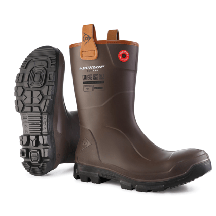 Dunlop LJ2HX42 Rigpro S5 | Bruin | Maat 43 - 8713197055150