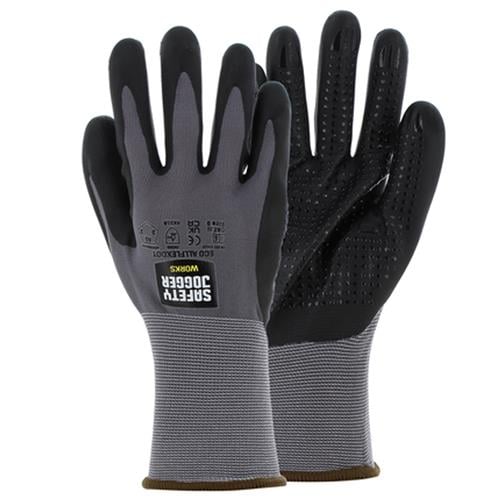 Safety Jogger Handschoenen Eco Allflexdot 4X31A | Zwart | Maat 11 - 5401160907607