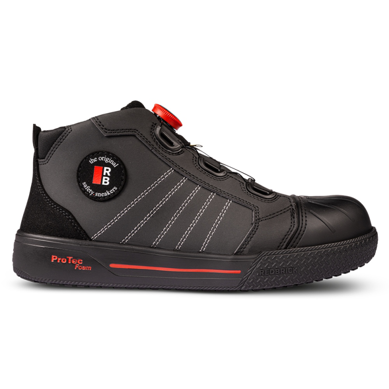 Redbrick Sprint BOA S3S | Zwart | Maat 48 - 8713458013370