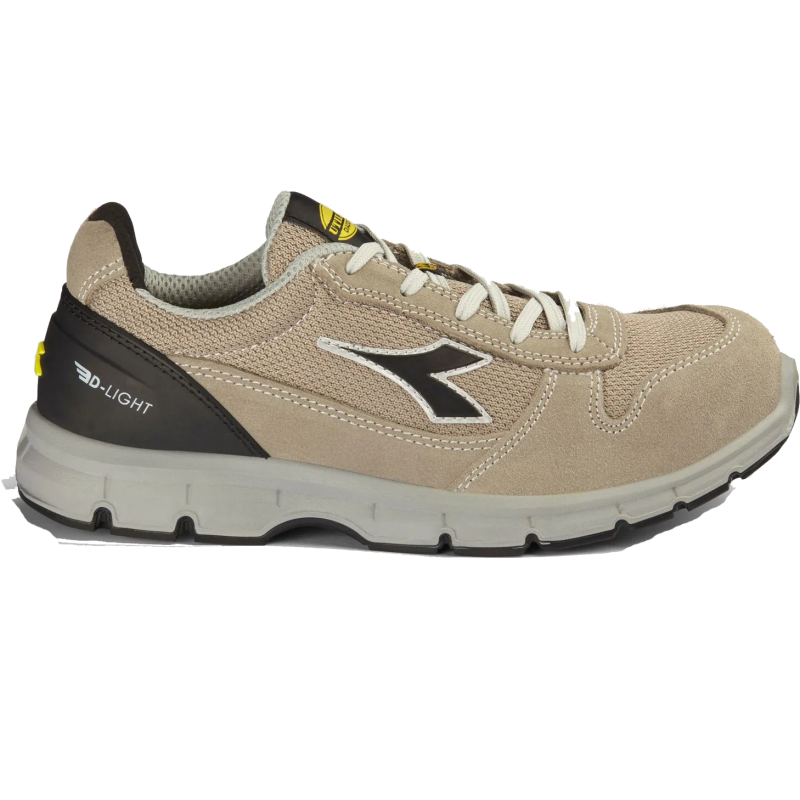 Diadora Werkschoen Run Text Low 181156 S1PS C8149 | Sand C8149 | Maat 49 - 8053607618316 afbeelding 1