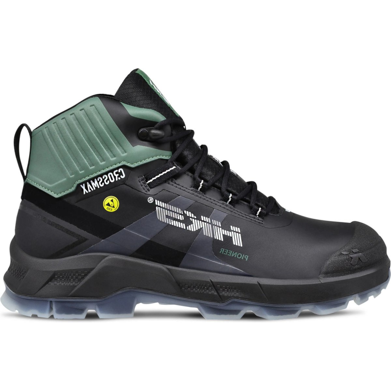 HKS Werkschoen Pioneer S3S Hoog + KN | Zwart/Groen | Maat 47 - 4040005163474 afbeelding 1