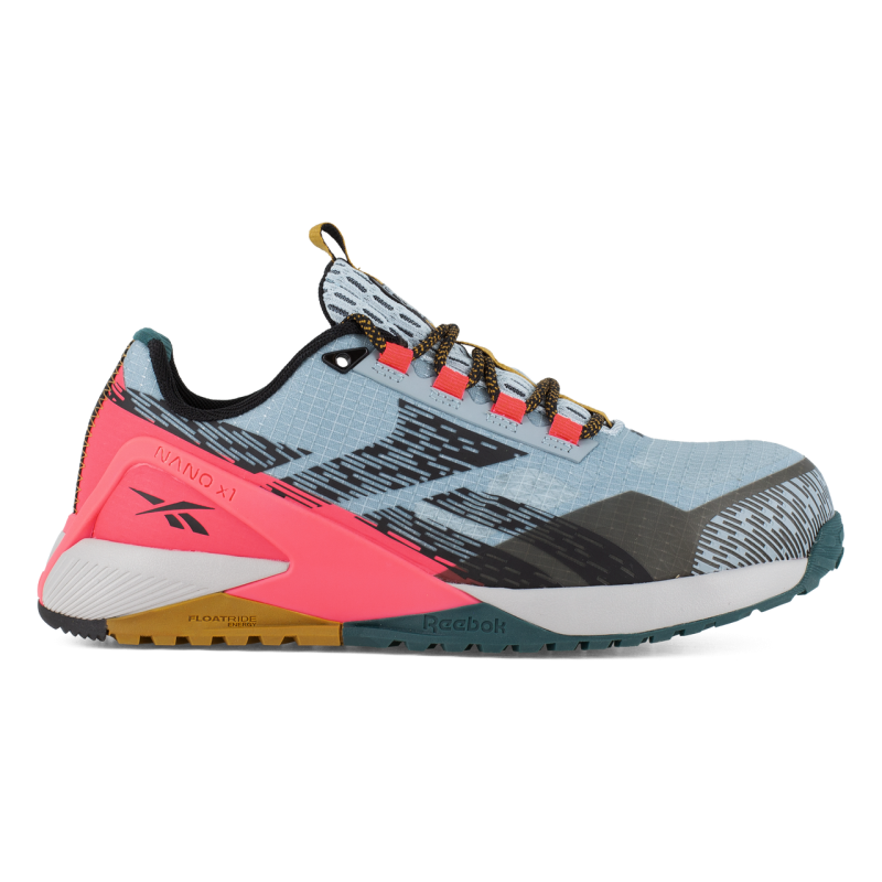 Reebok Werkschoen Nano IB382 S1PS | Blauw/Roze | Maat 38 - 690774734876 afbeelding