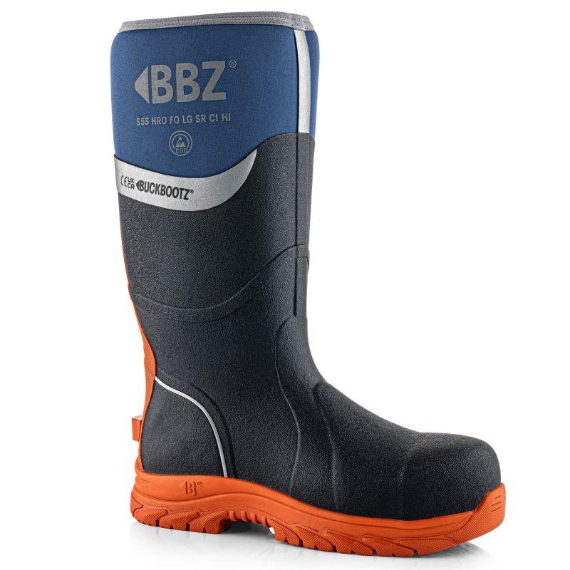 Buckbootz Neopreen Werklaars BBZ6000 S5S Blauw | Blauw | Maat 39 - 5055138027318 afbeelding