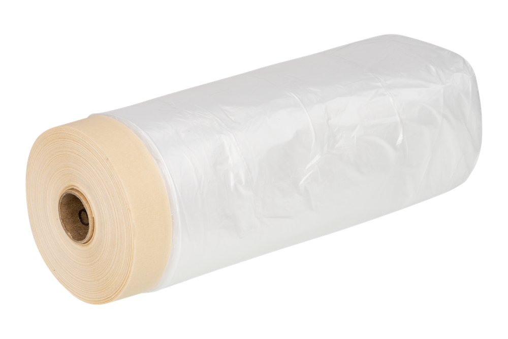 HSV 0140 Rol Afdekfolie + Masking tape | 33m x 30cm - 2.12.0140.03