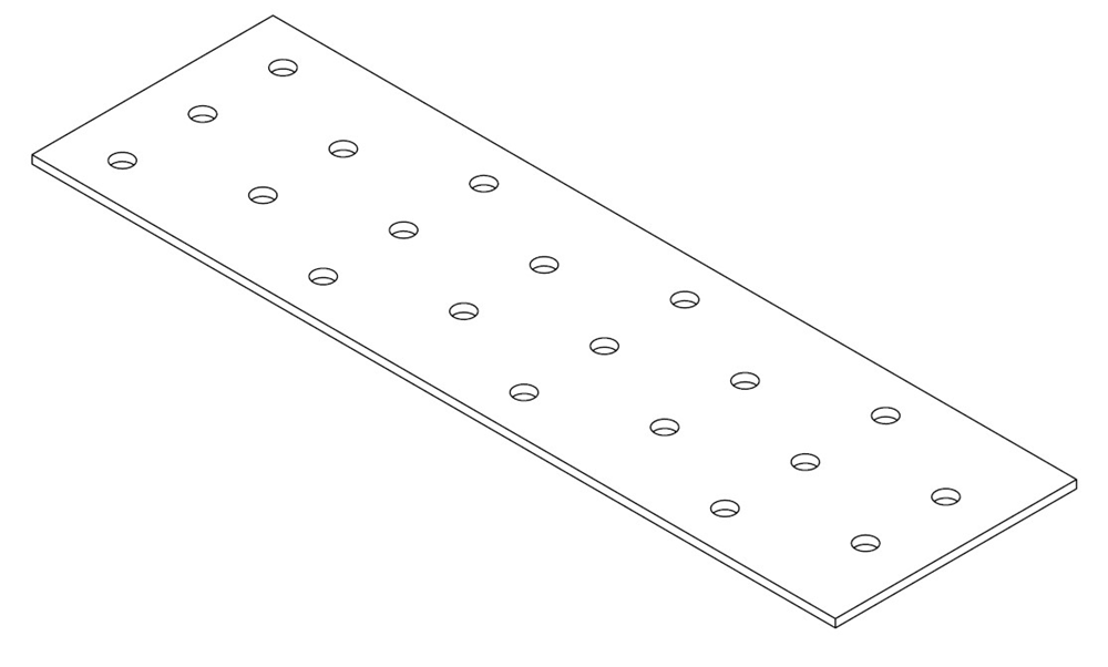 GB koppelplaat 60x200x2.0 sendzimir verzinkt | 50 stuks 014270050