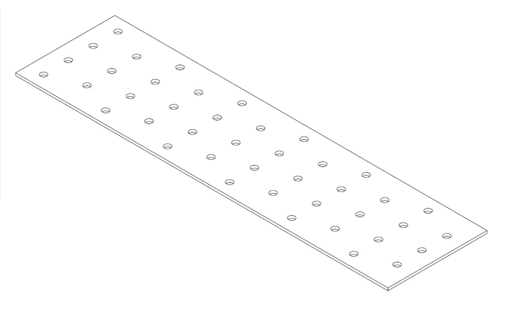 GB koppelplaat 80x300x2.0 sendzimir verzinkt | 25 stuks 014310025