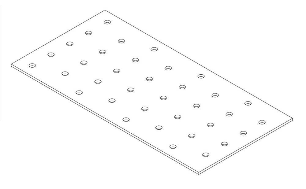 GB koppelplaat 100x200x2.0 sendzimir verzinkt | 25 stuks 014330025