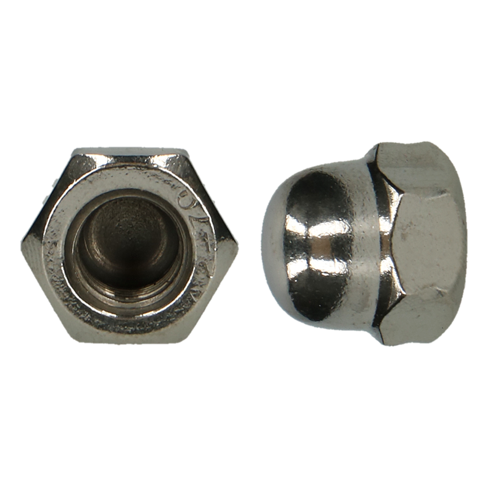 pgb-Europe PGB-FASTENERS | Zeskant dopmoer DIN 1587 M 8 A2 | 200 st 001587A0000803