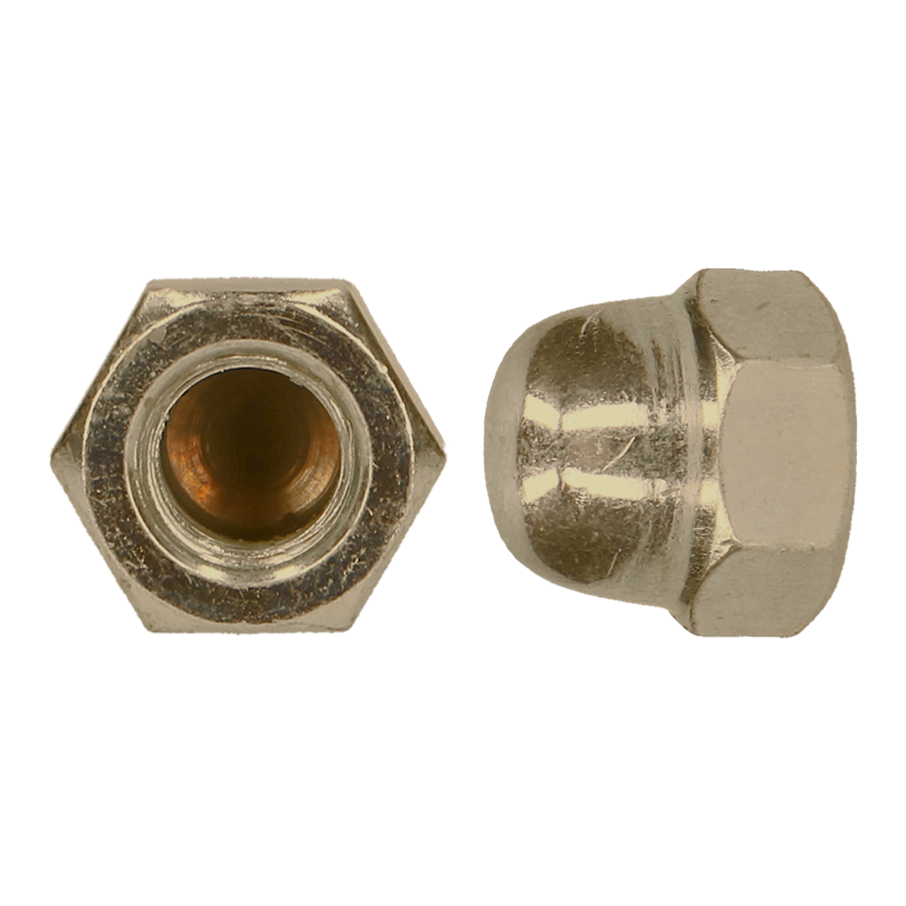 pgb-Europe PGB-FASTENERS | Zeskant dopmoer DIN 1587 M10 Ms/Ni 001587MN001003