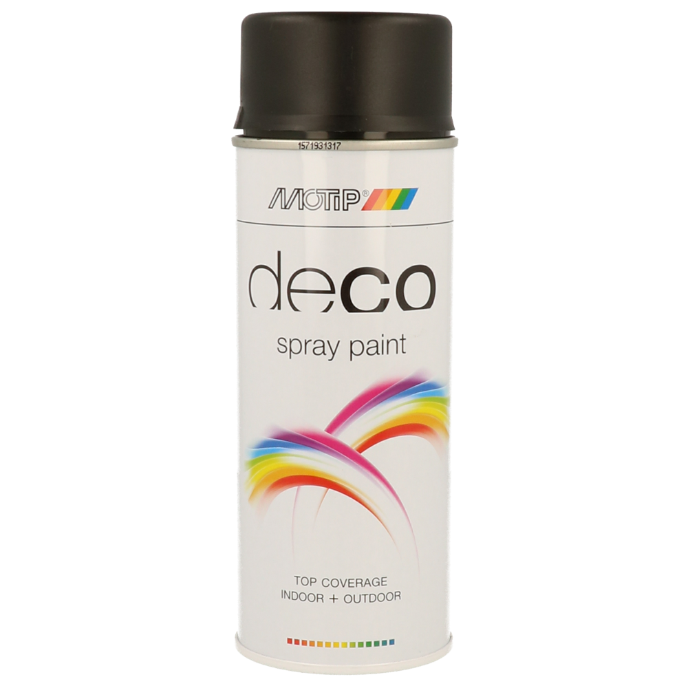 MOTIP Deco Lak | Mat | RAL 9005 | 400ml 01601