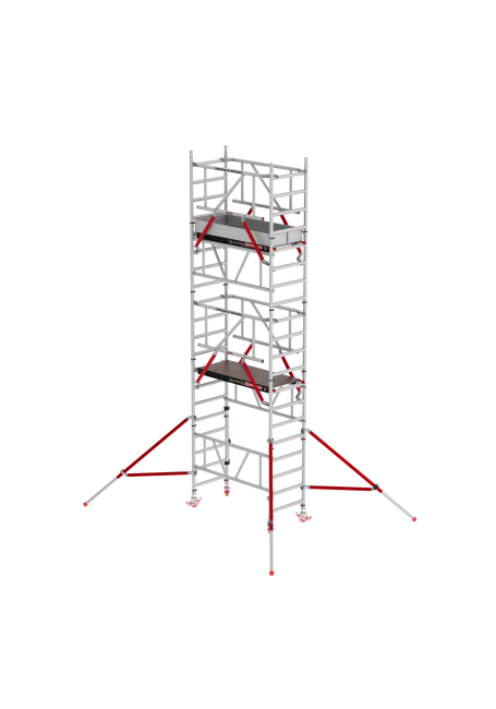 Altrex MiTOWER PLUS rolsteiger - 6.20 m werkhoogte - 0.75 m breed - 1.65 m houten platform - Safe-Quick® - C003027