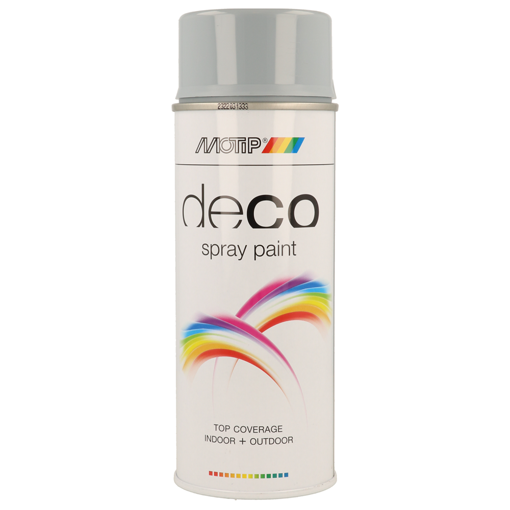 MOTIP Deco Lak | Hoogglans | RAL 7001 | 400ml 01689