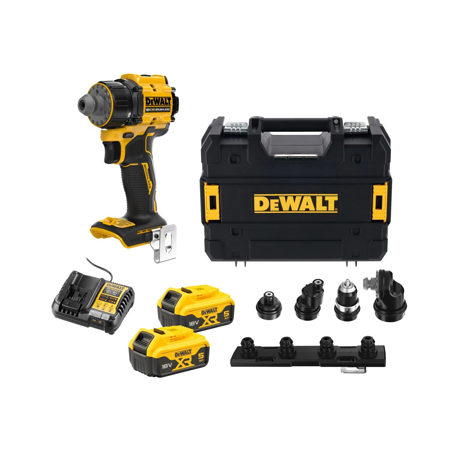 DeWALT DCD803P2T XR 18V Accu Boormachine Set | 2x 5.0Ah | In TSTAK - DCD803P2T