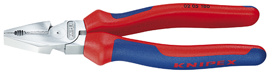 Knipex Kracht-Kombitang verchroomd met meer-componentengrepen 225 mm - 0205225