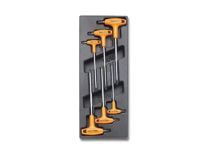 Beta T55 Harde voorgevormde inzetbakken met assortiment gereedschap 024240055