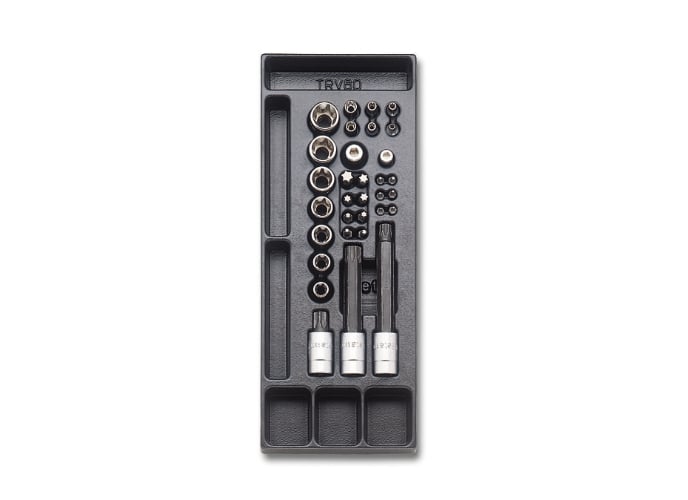 Beta T112 Harde voorgevormde inzetbakken met assortiment gereedschap 024240112