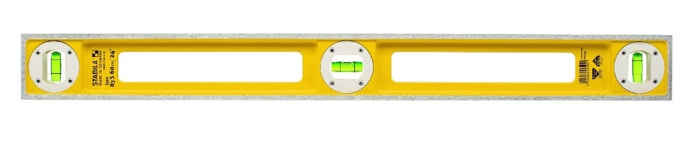 Stabila Waterpas, 83S rond gegoten alu.2V1H100cm - 02546