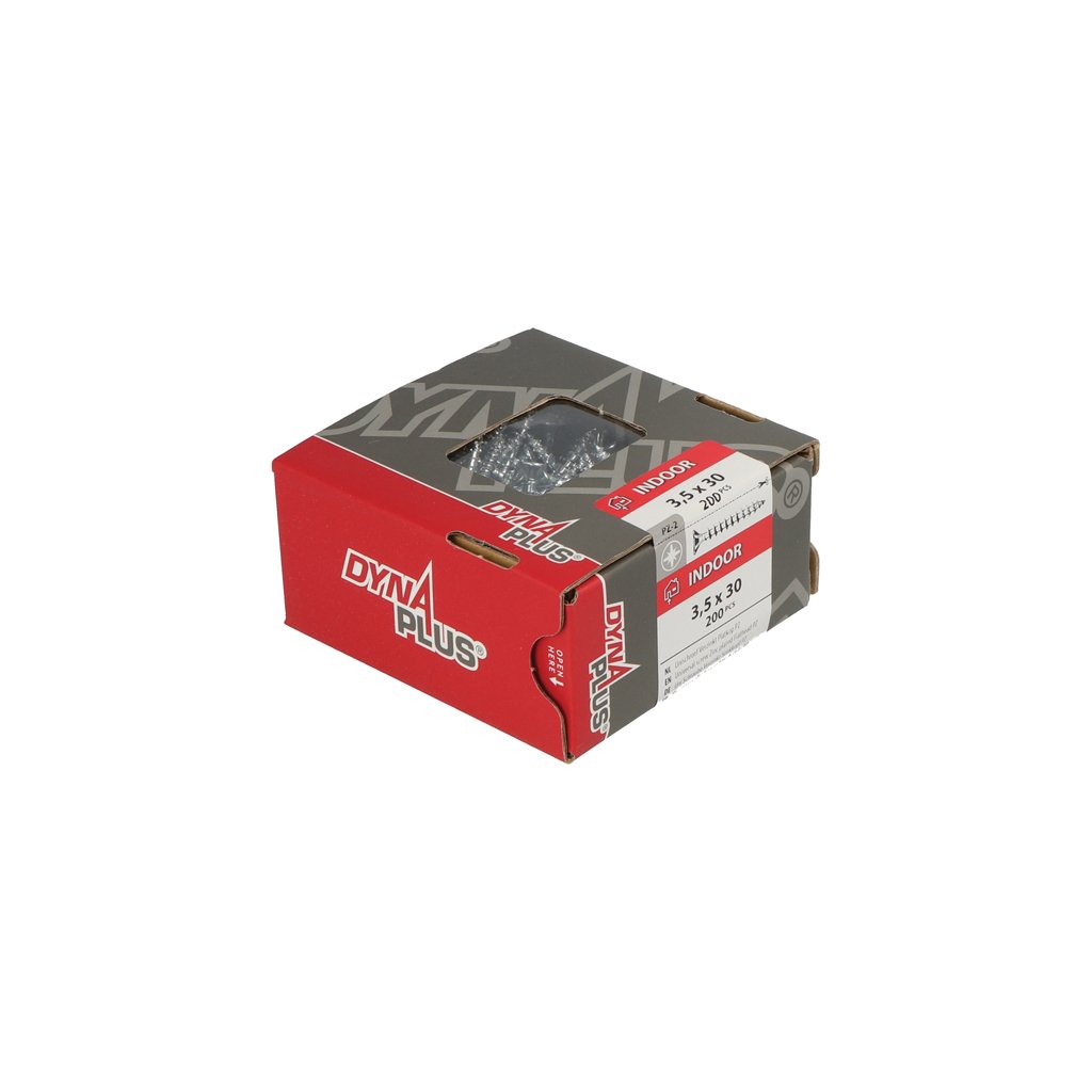 Dynaplus Unischroef Vz Pk PZ2 3.5X30 | 200 stuks 0280.01.17201