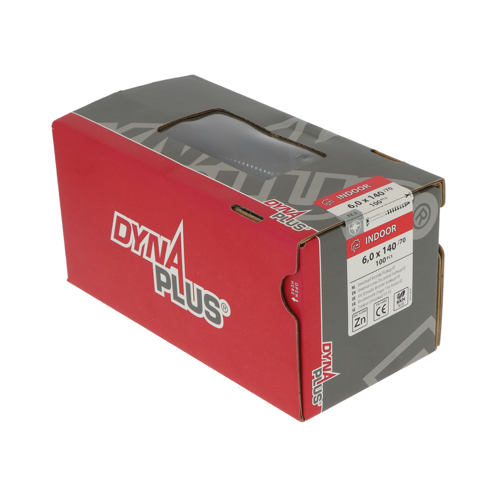 Dynaplus Unischroef Vz Pk PZ3 6.0X140 70 | 100 stuks 0280.01.51001