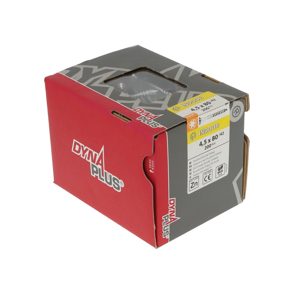 Dynaplus Unischroef Vz Pk Torx TX25 4.5X80/42 | 200 stuks - 0281.01.34401