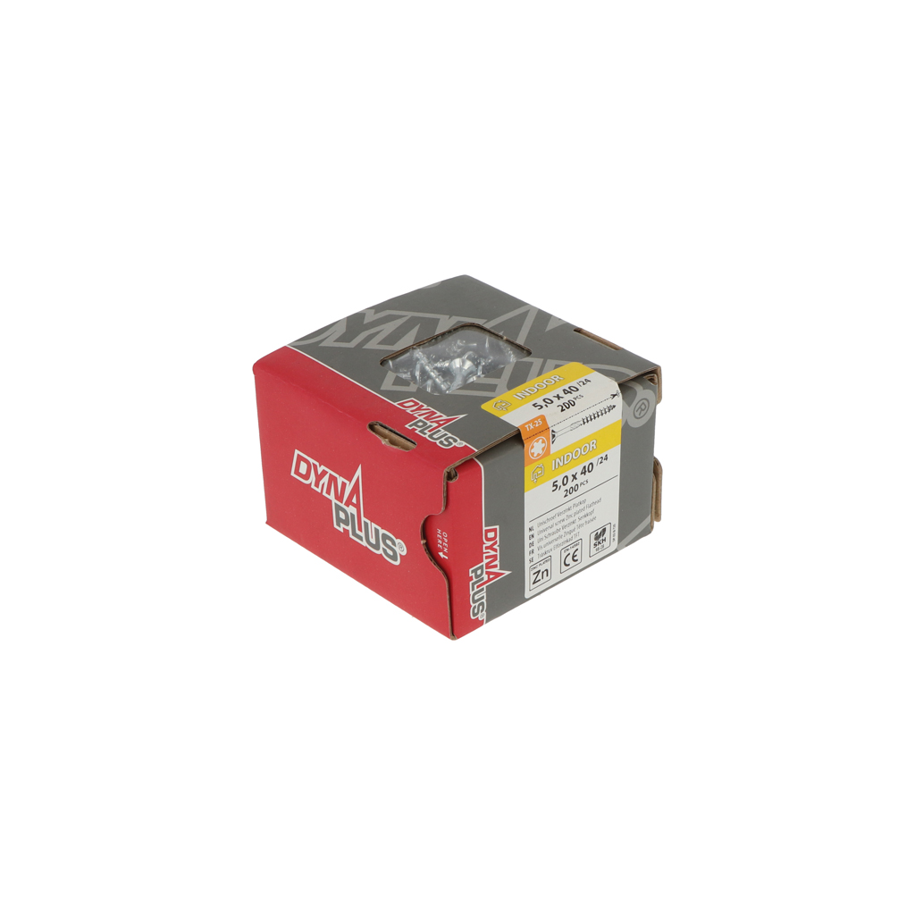 Dynaplus Unischroef Vz Pk Torx TX25 5.0X40/24 | 200 stuks - 0281.01.41602