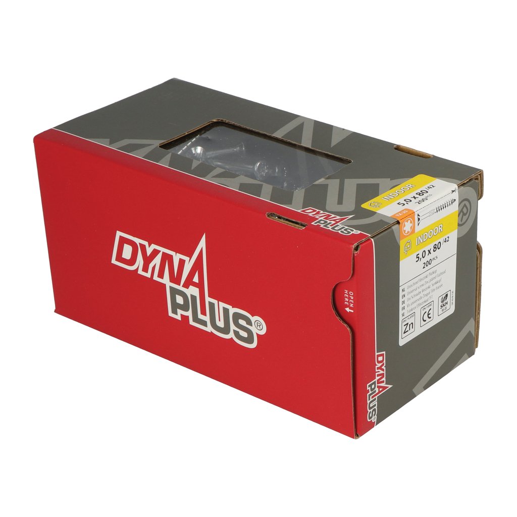 Dynaplus Unischroef Vz Pk Torx TX25 5.0X80/42 | 200 stuks - 0281.01.42401