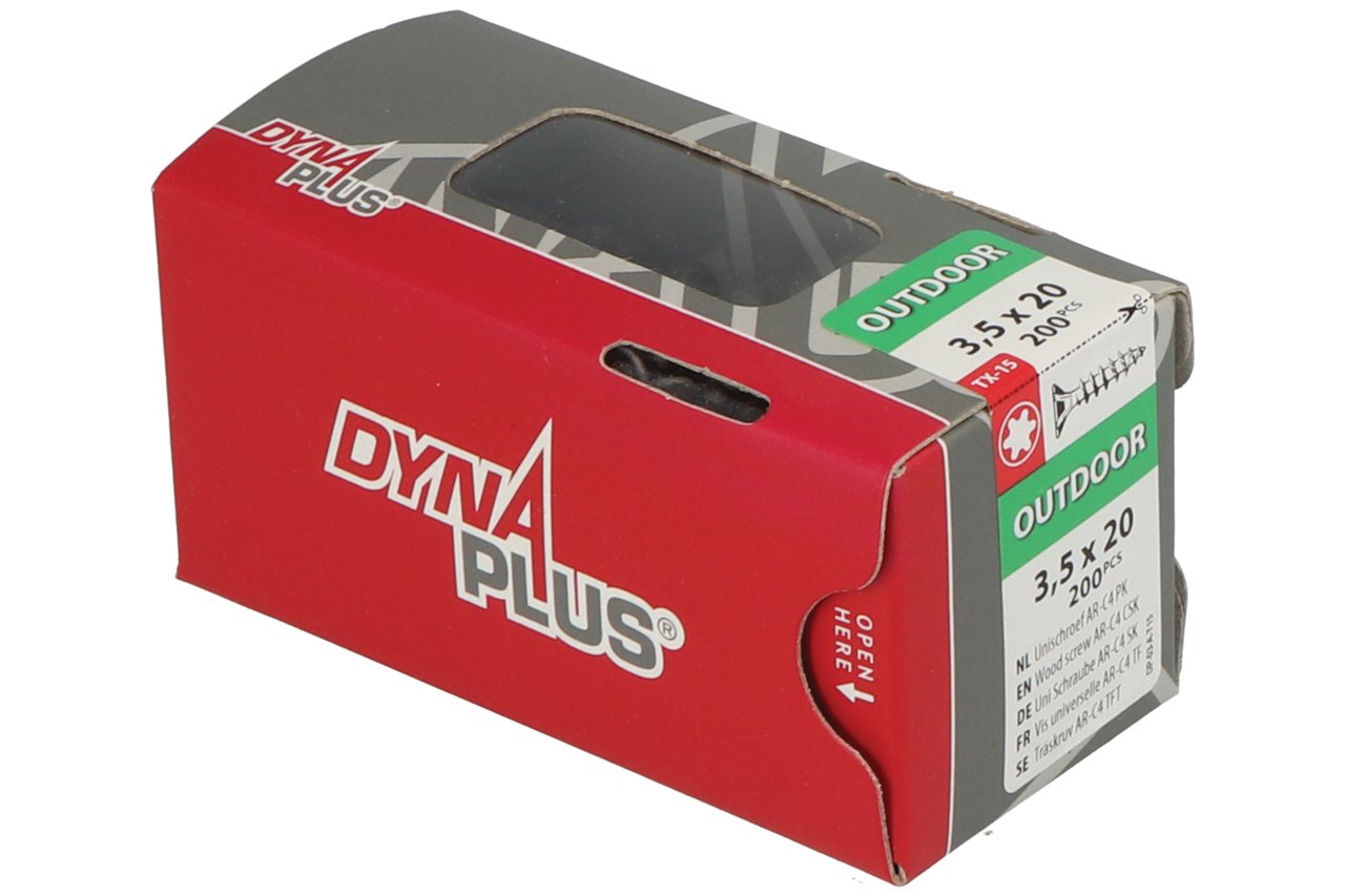 Dynaplus Unischroef Ar-Coating Pk Torx TX15 3.5X20 | 200 stuks - 0281.08.17001