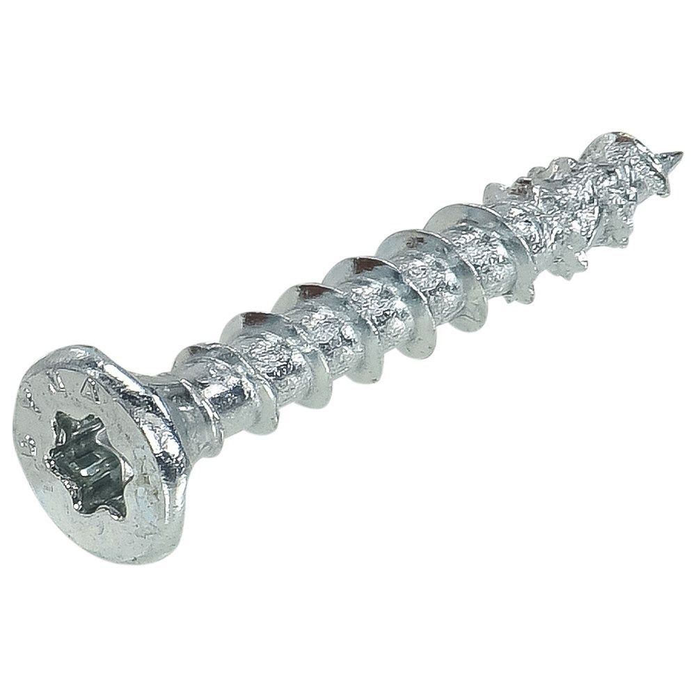 Dynaplus Unischroef/Spaanplaatschroef Verzinkt Platkop Voldraad Torx TX10 3.0X16 | 200 stuks - 0281.01.12701