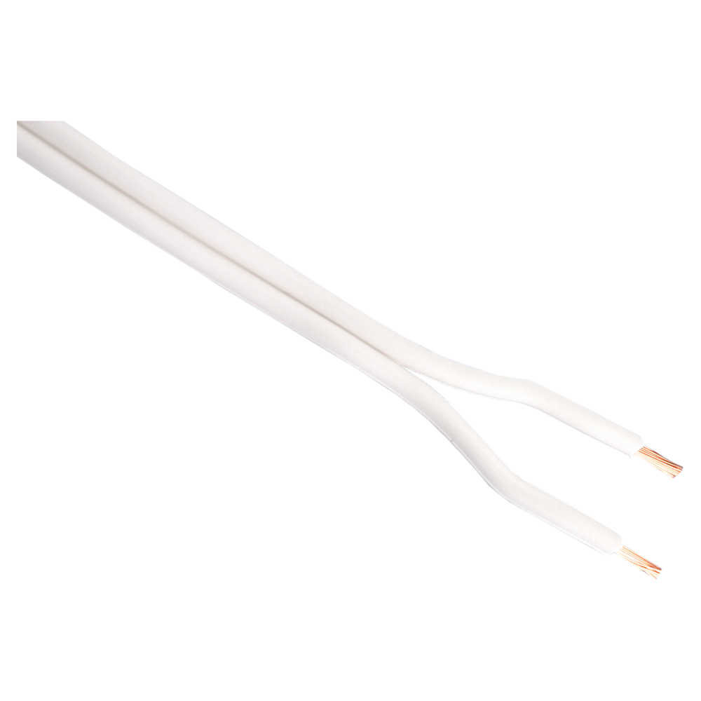 Q-Link Tweelingsnoer | Zwakstroom tot 42 Volt | 2 x 0,75 mm² | 10 m | Wit - 03.030.52