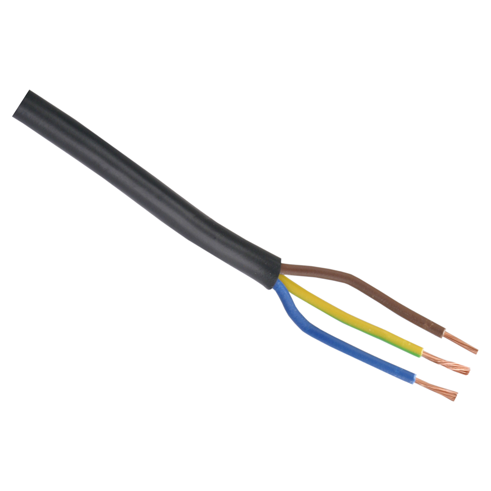 Q-Link Huishoudsnoer | VMVS | Belastbaar tot 1200W | 3 x 0.75 mm² | 5 m | Zwart - 03.030.85
