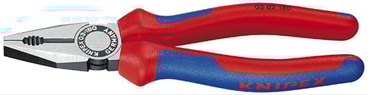 Knipex Kombitang zwart geatramenteerd met meer-componentengrepen 200 mm - 0302200