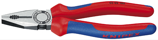 Knipex Kombitang zwart geatramenteerd met meer-componentengrepen 160 mm - 0302160