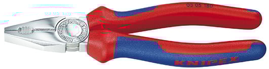 Knipex Kombitang verchroomd met meer-componentengrepen 140 mm - 0305140