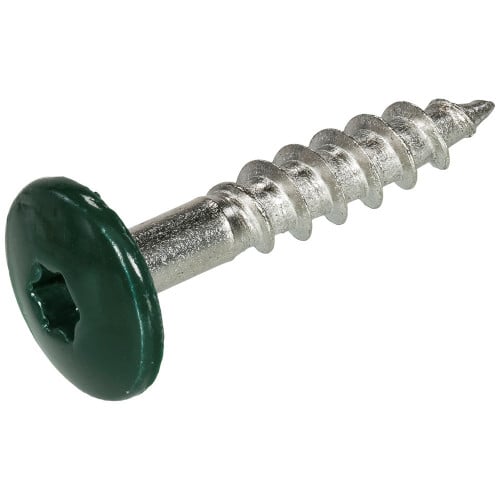 Hoenderdaal Hpl Schroef Rvs-A2 Torx TX20 Mosgroen Ral6005 4.8X25 | 100 stuks - 0346.30.37129