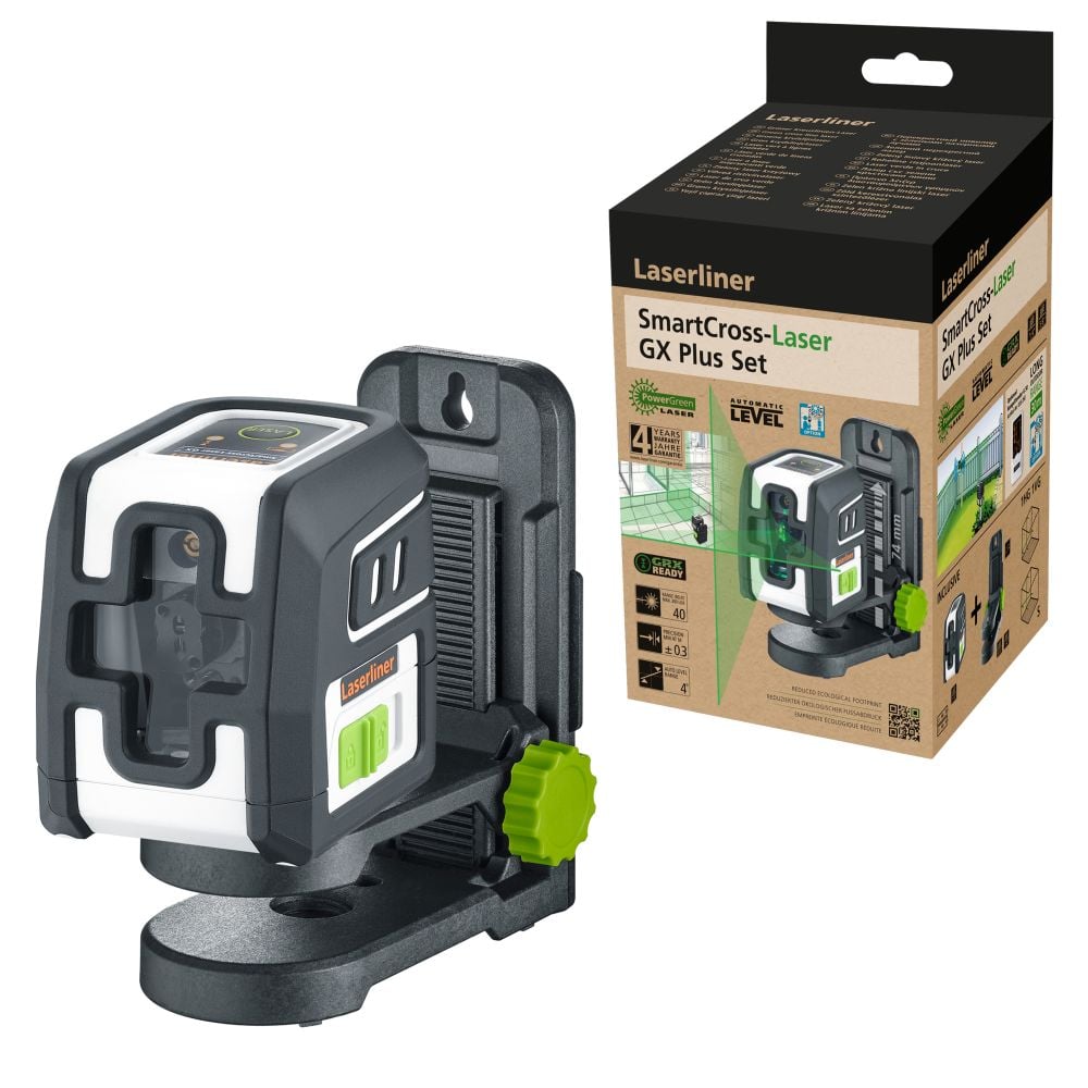 Laserliner SmartCross-Laser GX Plus Set Kruislijnlaser 036.732E